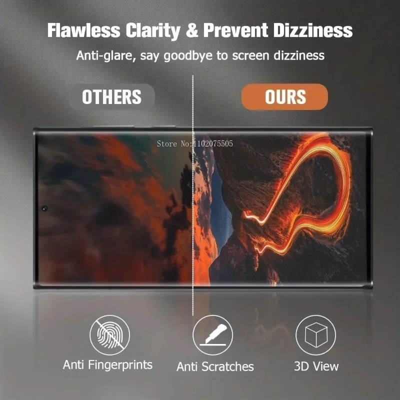 2 упаковки Защитное стекло для Samsung S24 S23 Ultra S22 Plus S8 S9 S10E