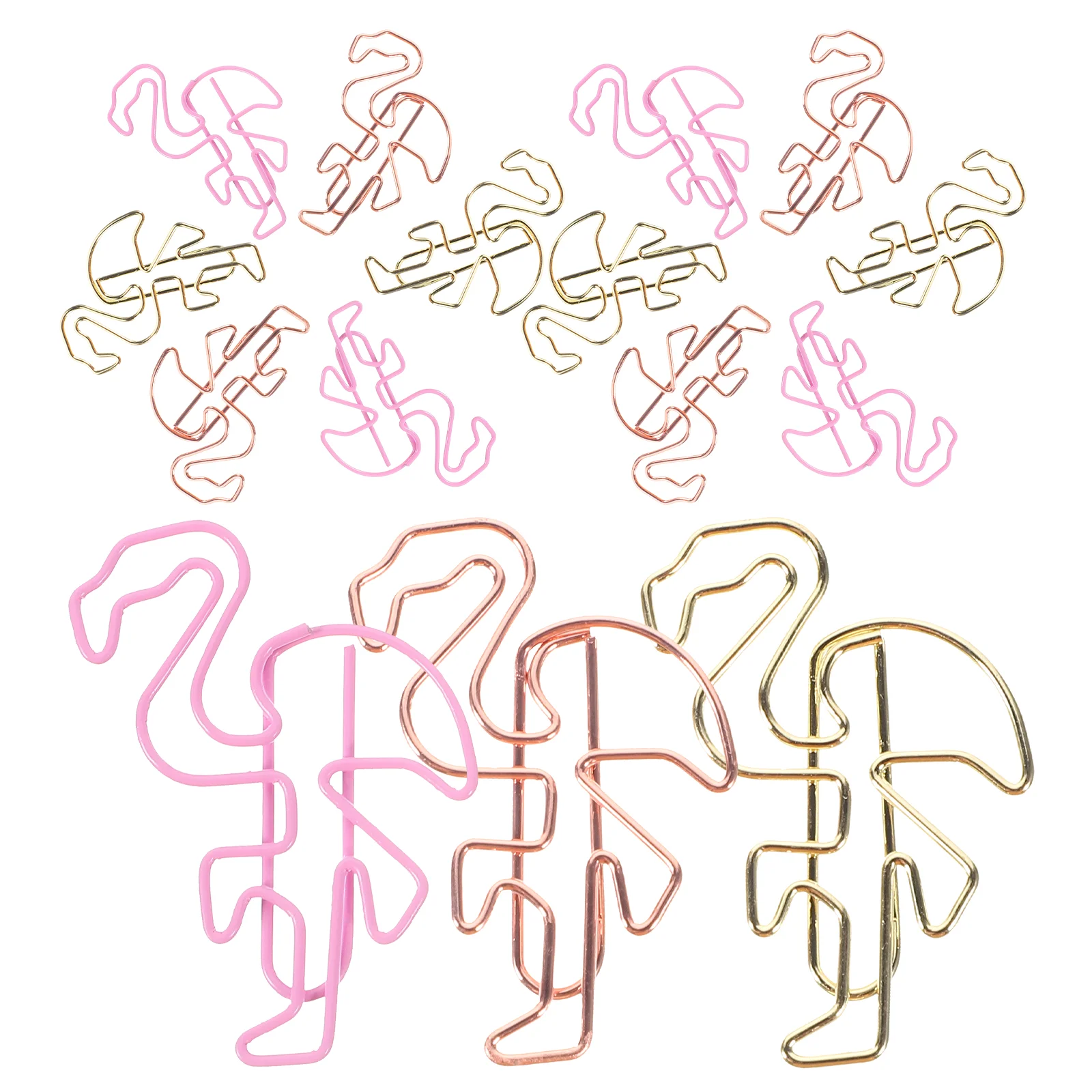 

15 Pcs Bookmarks Small Paperclips Office Bookmarked Document Plastic Metal Booktabs