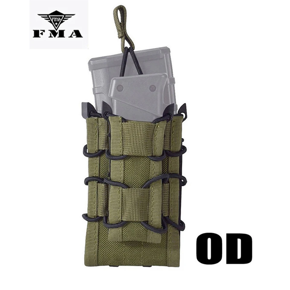 

FMA Tactical Pouch M4 Magazine Pouches Double Mag Pistol Rifle Molle Magazine Pouch for M4 M16 AK Glock