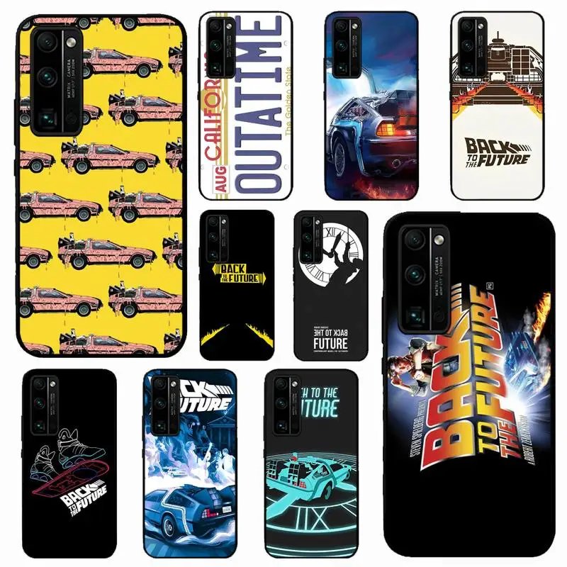 

Back To The Future Time Machine Phone Case for Huawei Honor 10 i 8X C 5A 20 9 10 30 lite pro Voew 10 20 V30