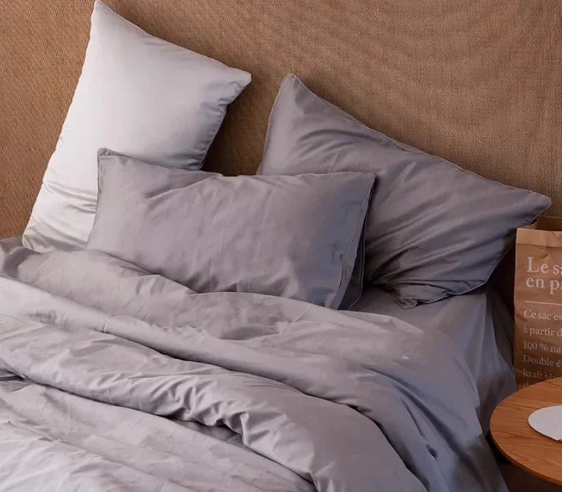 Комплект двойного пододеяльника из чистого хлопка 80 шт. атласная пододеяльник