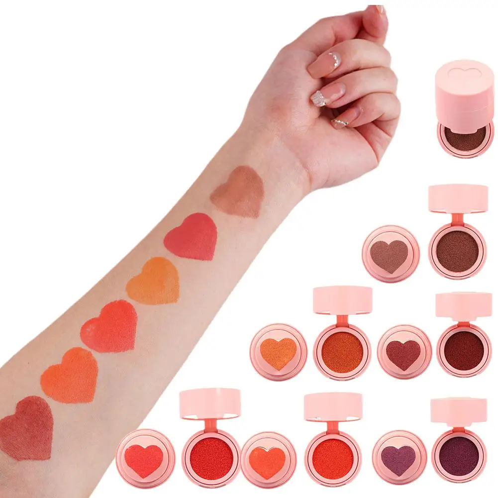 

Heart Shape Face Cushion Blusher Cheek Rouge Nourishing Brightening Complexion Maquiagem Repair Nude Cosmetics Makeup K7K1