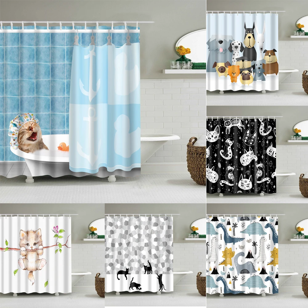 

animal shower curtain lion leopard bathroom decoration shower curtain bathtub decoration shower curtain