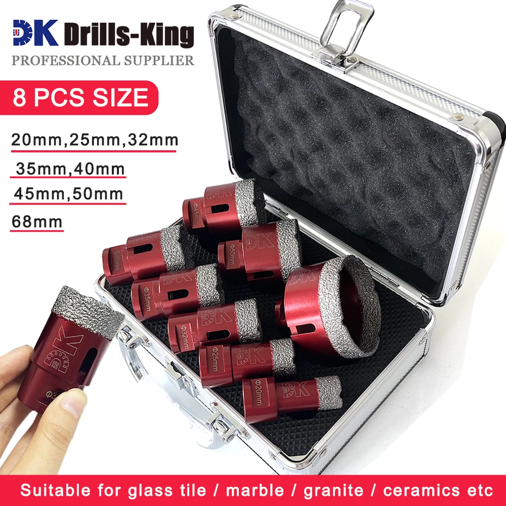 Набор алмазных сверл для мрамора керамической плитки 8 шт.