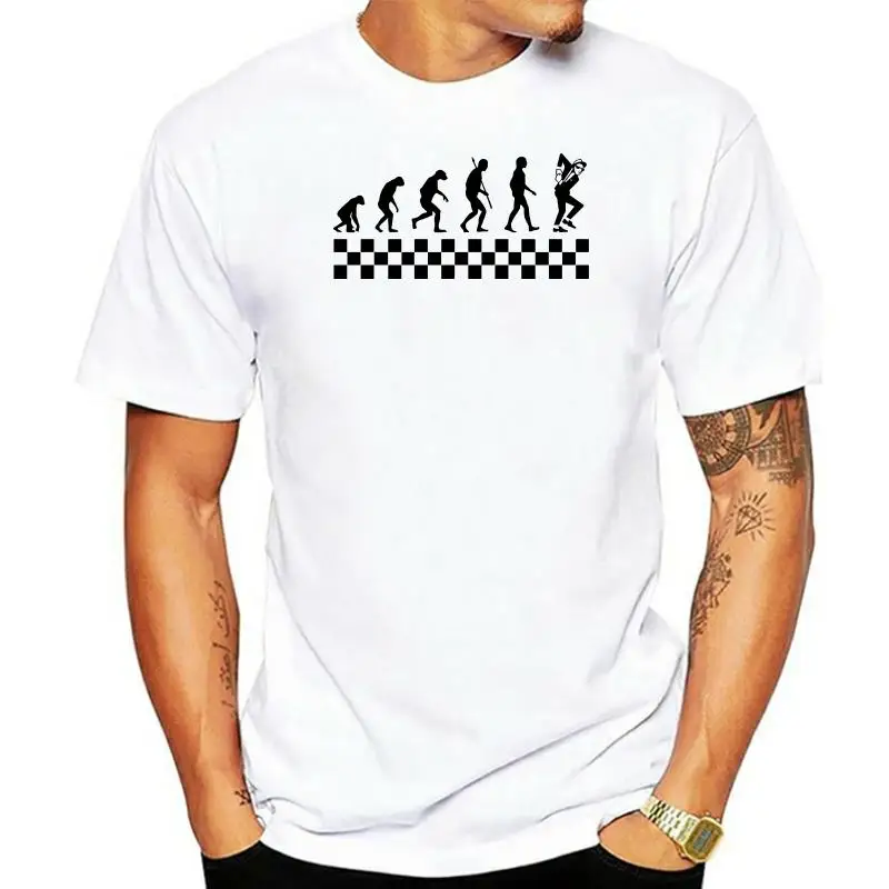 

2022 New Fashion Tee Shirt Ska Evolution Mens T Shirt Madness The Specials 2 Tone Jamaica Jazz Calypso Summer T Shirt