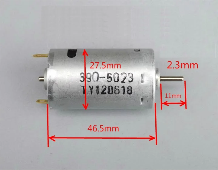 1PCS DC6-12V 18000-35000rpm Large Torque Speed 390 Motor Remote Control Car Ship Mode | Электроника