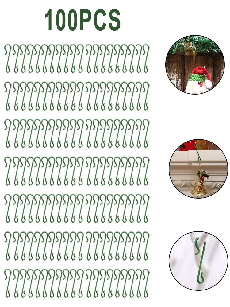 Вешалка Рождественские крючки Орнамент Пластиковая безделушка для