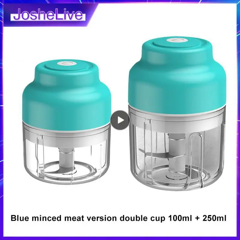 

Electric Garlic Mixer Garlic Crusher Household Garlic Masher Kitchen Meat Grinder Baby Auxiliary Food Machine Kitchen Chopper