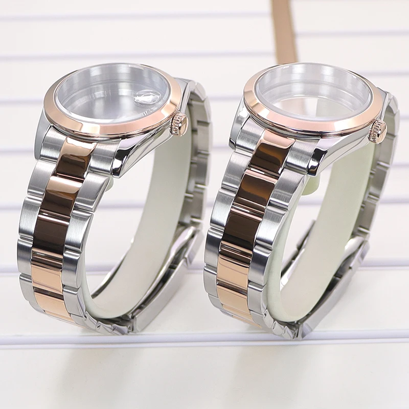 Серебристые и розовые золотые часы с ремешком на руку 36 мм/40 мм ремешок для часов