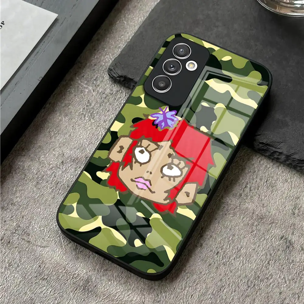 Чехол Enya для телефона Samsung S24 Ultra S23 S22 S20 Fe S21 Plus Galaxy A54 A34 A24 A53 Note 20 стеклянный чехол