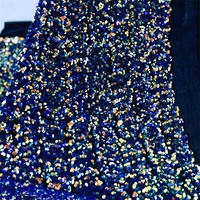 heavy colorful sequins flannel base 1 yard diy lady wedding dress sewing accessories l244