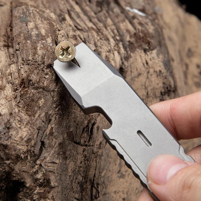 1 шт. Многофункциональный портативный мини-лом из титанового сплава