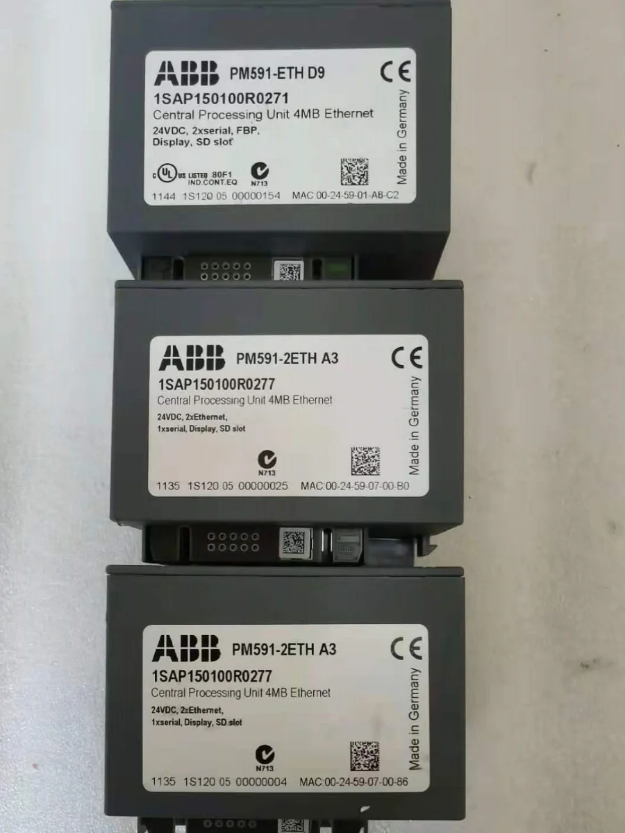 ABB модуль PM591-2ETH A3 оригинальный точечный торг 1SAP150100R0277