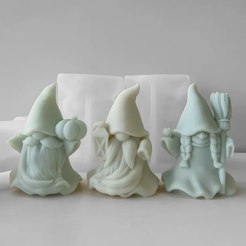 Хэллоуин карлик силиконовая форма DIY ароматическая свеча гипсовые украшения