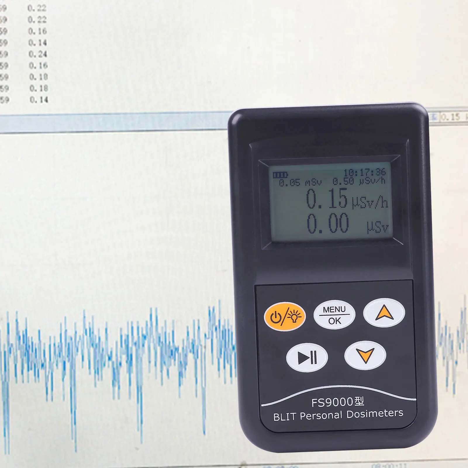 

Nuclear Radiation Tester GeigerCounter Detector Digital Nuclear Radiation Detectors Monitor Fast Response Suitable For Libraries