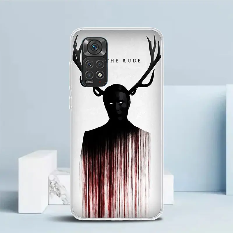 Чехол для телефона Hannibal Movie Xiaomi Redmi Note 13 12S 12 11S 11 11T 11E Pro Plus 10S 10 9S 9 8T 8 7 + мягкая задняя
