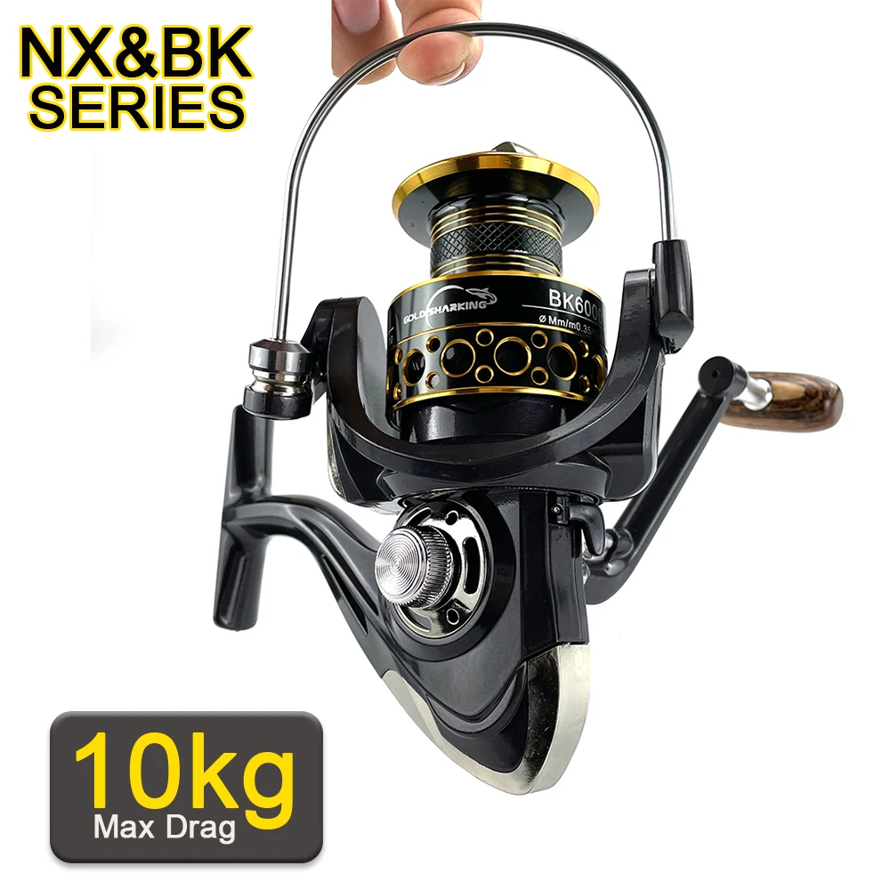 Спиннинговая катушка для приманки легкая глубокая шпуля 2000 3000 4000 5000 6000 7000 модель