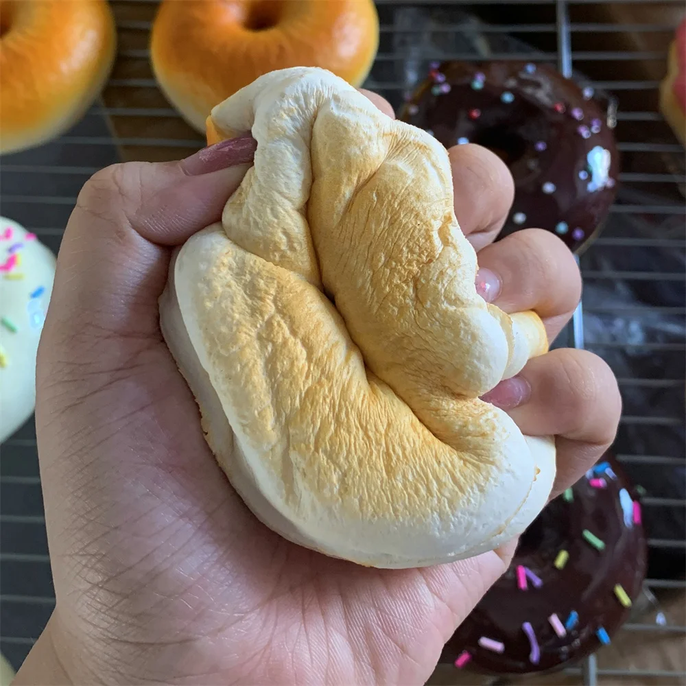 Круглая игрушка Bagel пищевой соус мягкие восстанавливающие форму иглы для хлеба
