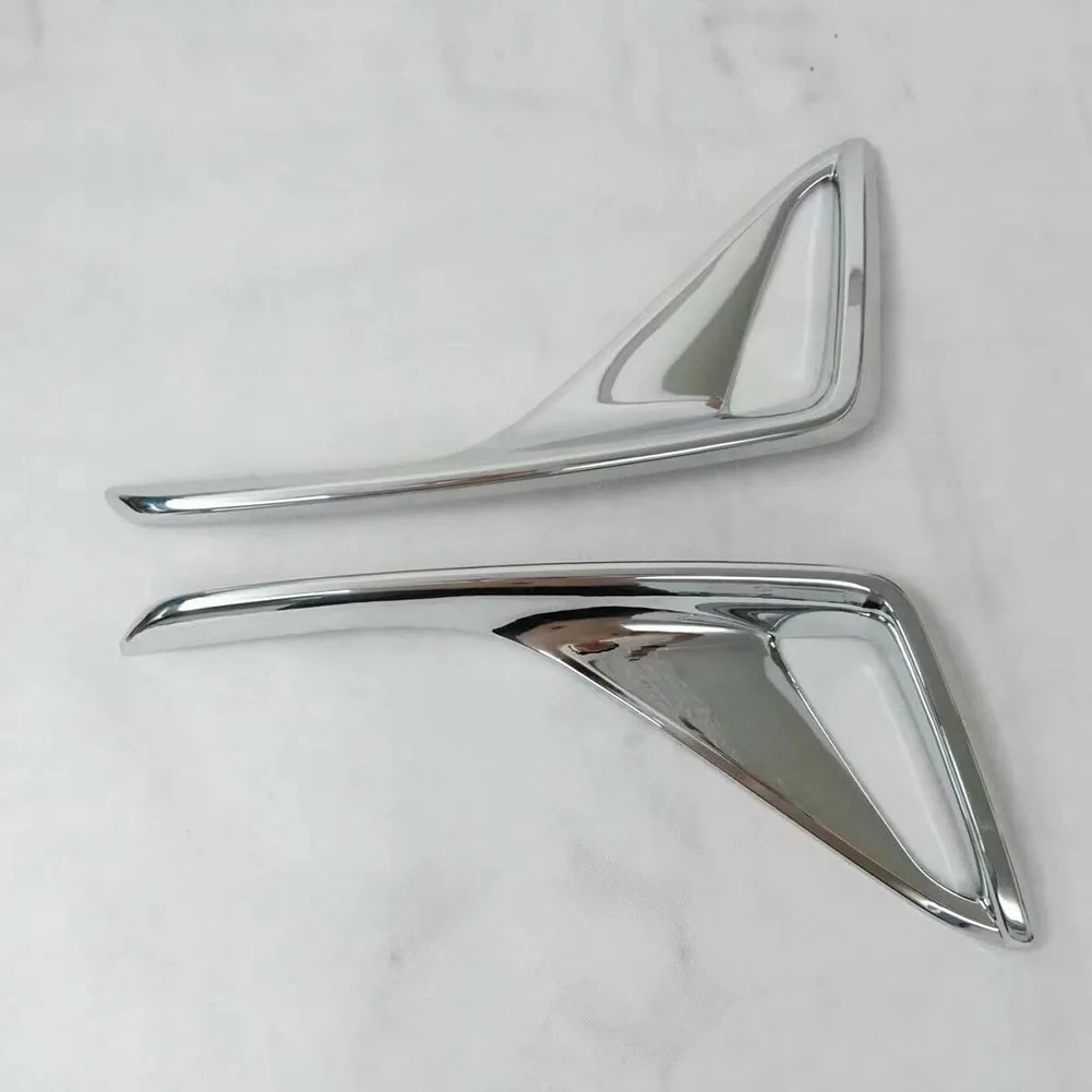 

Auto Parts Fog Lamp Cover Trim 2pcs/set ABS Material Accessories Car Decoration Chrome For Toyota CHR 2018-2022