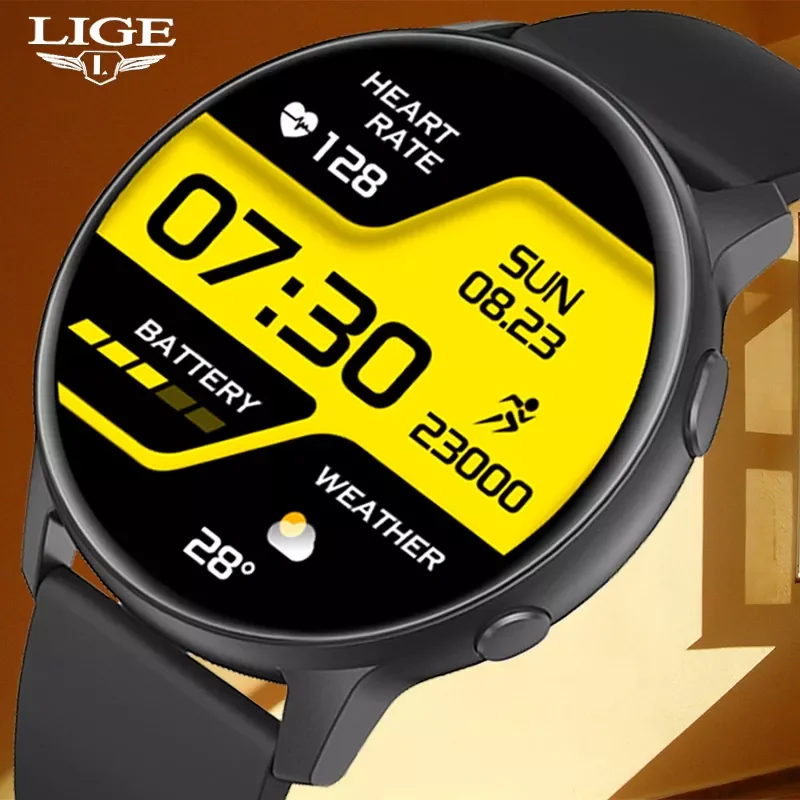 

2022 New Smart Watches Men Full Touch Screen Sports Fitness Tracker IP67 Waterproof HD Bluetooth Call Smartwatch For Android IOS