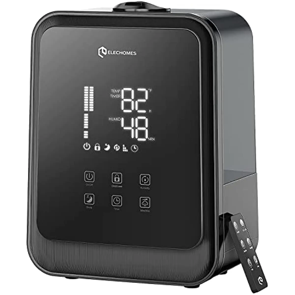 

Ультразвуковой увлажнитель elechдома на 4,5 л (1,5 галлона), испаритель, холодный туман для большой комнаты, детской спальни, с дистанционным упра...