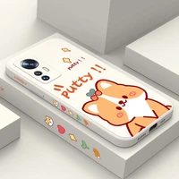 cute funny dog phone case for xiaomi mi 12 11 ultra lite 10 10s 9 11t 10t 9t pro lite poco m4 x4 f3 x3 m3 5g pro cover