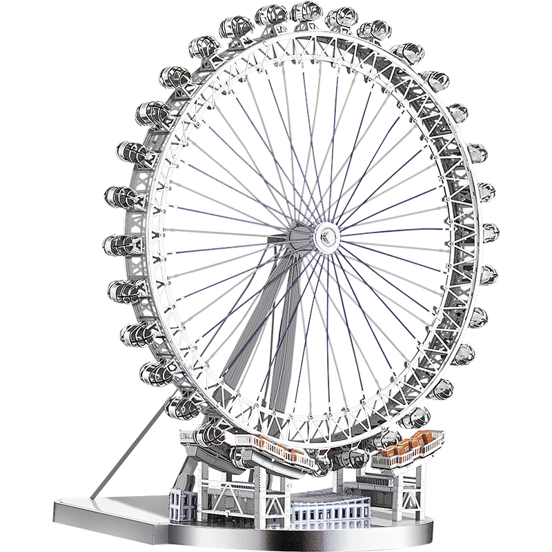 

Piececool 3D Metal Puzzle LONDON EYE Building Model kits DIY Laser Cut Assemble Jigsaw Toy GIFT For Audit kids