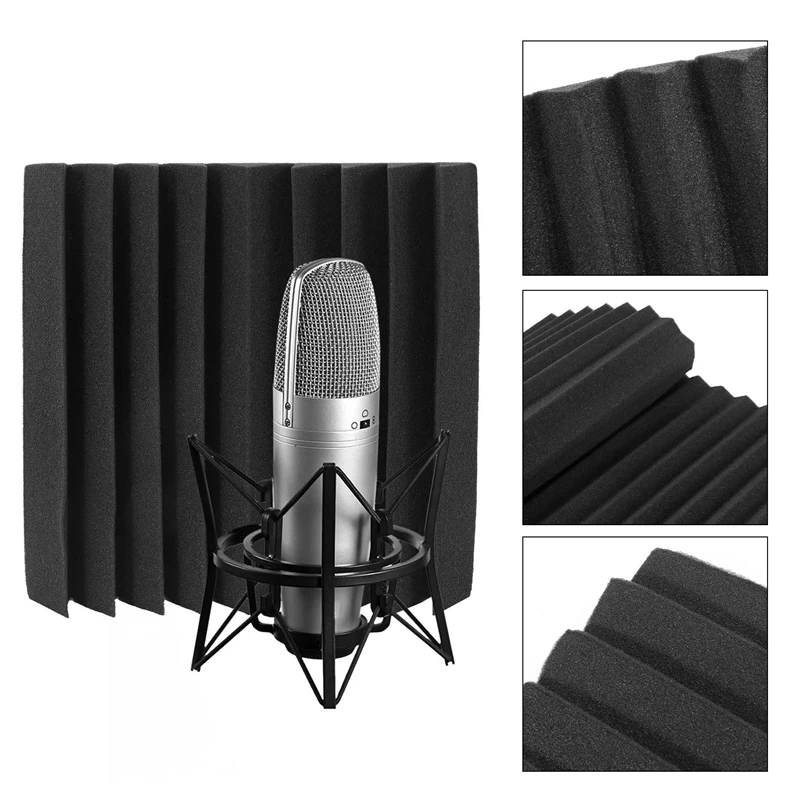 Звукоизоляционные панели 12 шт. звукоизоляционная пена акустическая Магнитная