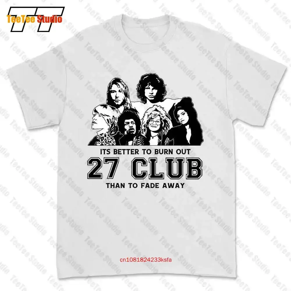 Фото Футболка на день рождения Club 27 Members Kurt Cobain Amy Winehouse Jim Morrison 5K9S №1