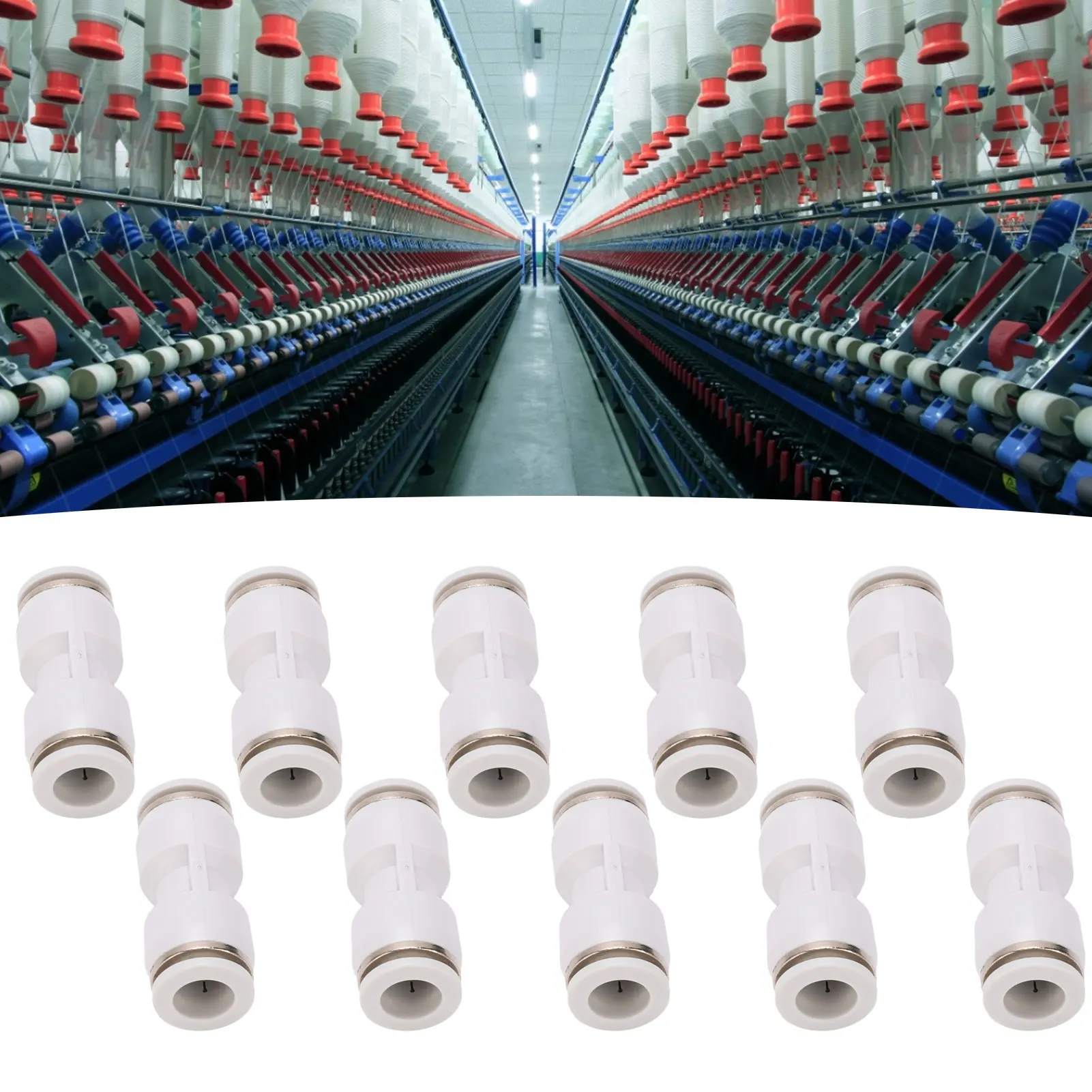 10 шт. Прямые нажимные соединители воздушный шланг быстросъемные пневматические