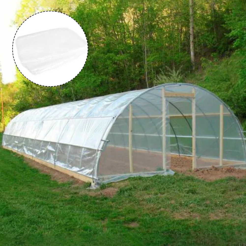 Прозрачная пластиковая пленка для теплицы полипленка Polytunnel обложка горячего