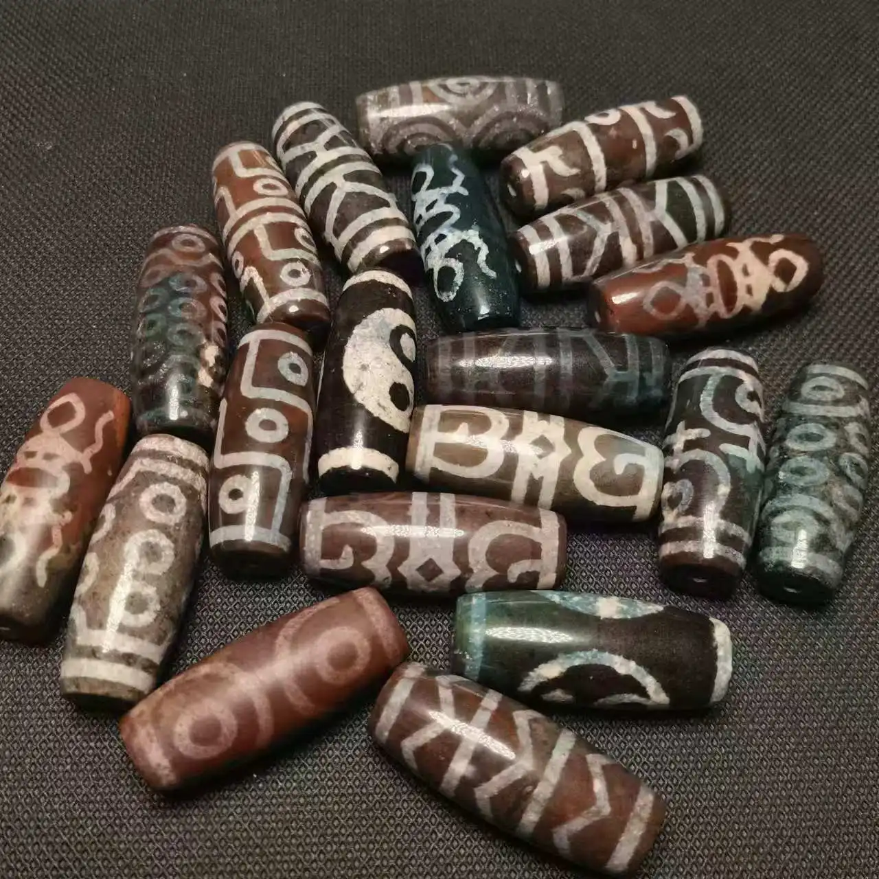 Бусины из агата Arsun Jewelry 18х45 мм