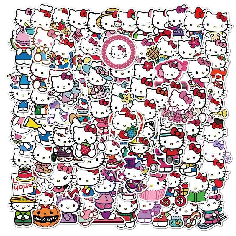 Sanrio Hello Kitty Cinnamoroll помпон искусственная фотография скейтборд гитара