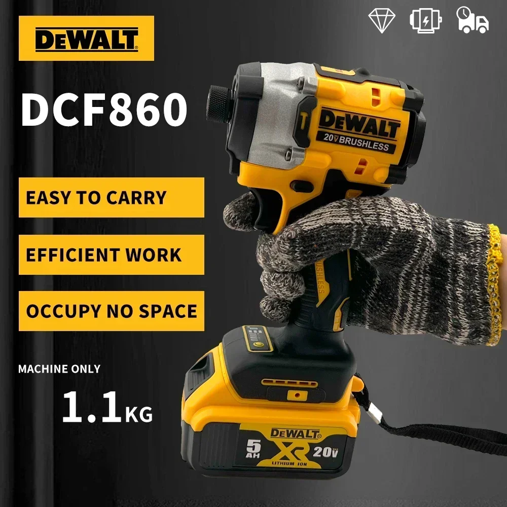 DEWALT DCF860 Аккумуляторная Компактная Дрель/электрическая Ударная Отвертка 20 В
