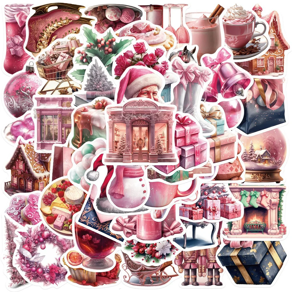 

10/30/50 шт., новогодние водонепроницаемые наклейки для гитары