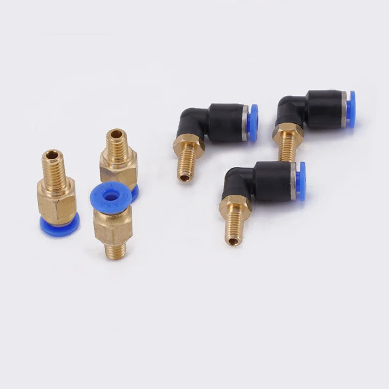 

Прямой пневматический быстроразъемный соединитель из поликарбоната/PL, гибкий удлиненный разъем M8 * 1 M8 * 1,25, трубка 4/6 мм, 100 шт.