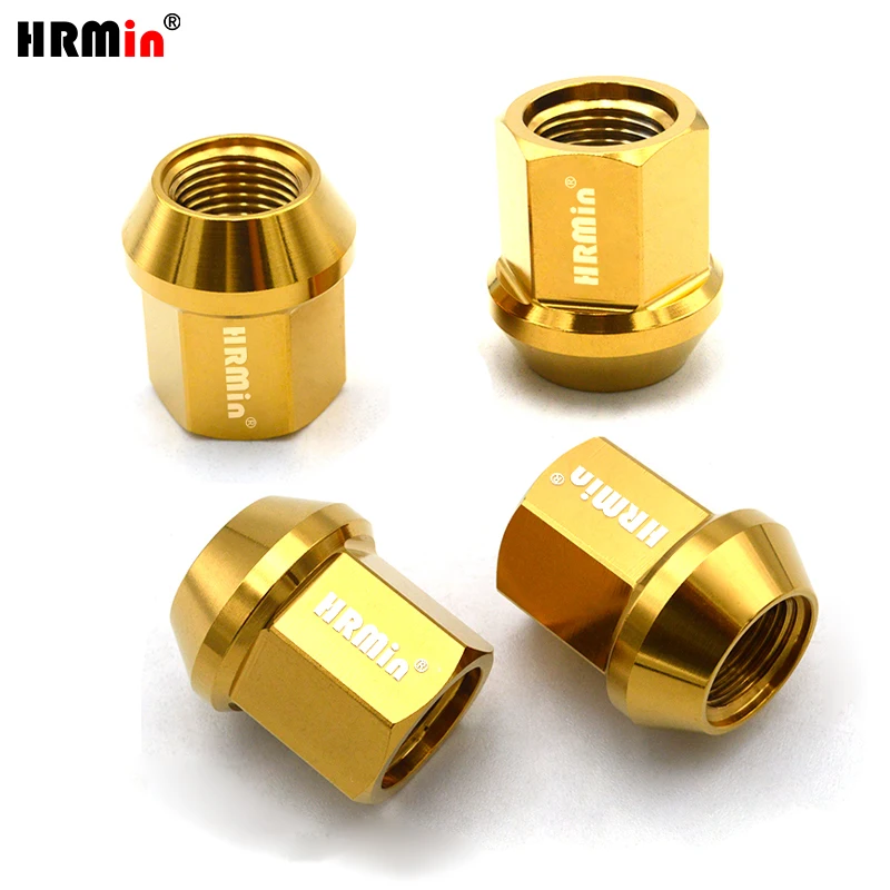 HRMin 10 9 класс Gr.5 титановая конусная гайка для проушины колеса M12 * 1 5/M12*1 25/M14*1 5/M14*1 25