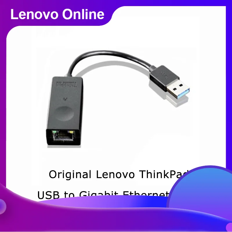

Оригинальный адаптер Ethernet для Lenovo ThinkPad USB, адаптер Ethernet RJ45 Gigabit, кабель для преобразования сетевой карты, адаптер 4X90S91830