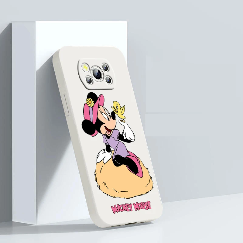 

Mickey Mouse Cool For POCO M5S M4 M3 C55 C50 C40 C3 X5 X4 X3 X2 F5 F4 F3 Pro GT NFC Liquid Rope Phone Case