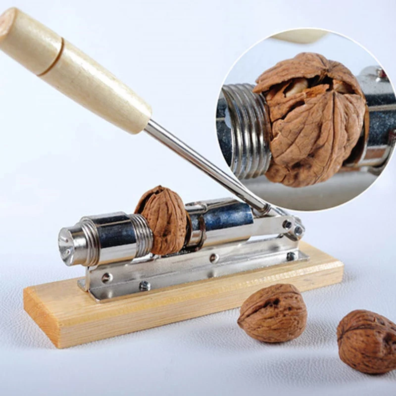 

Nutcracker Crack Almond Plier Nut Hazelnut Hazel Pecan Heavy Duty Walnut Cracker Filbert Machine Sheller Kitchen Clamp Clip Tool