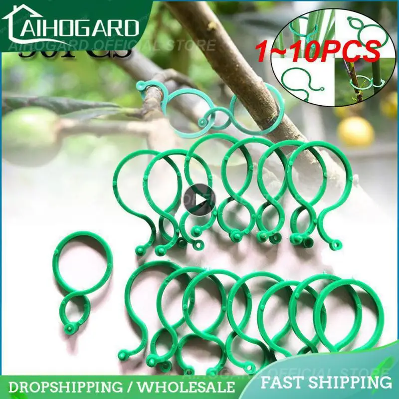 

1-10 шт., пластиковые вертикальные зажимы для растений