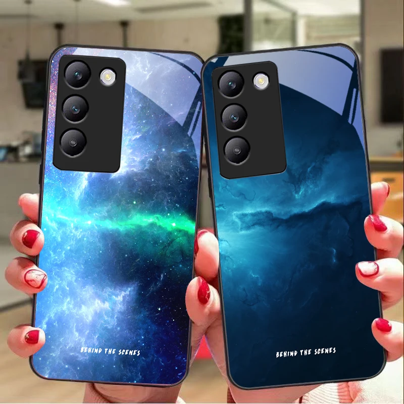 Космический пейзаж бонус для Y72 33S 11 03 36 96 Lite 35 16 Iqoo 12 V40 SE 5G 29 40 21 30 X80 Pro Vivo Чехол