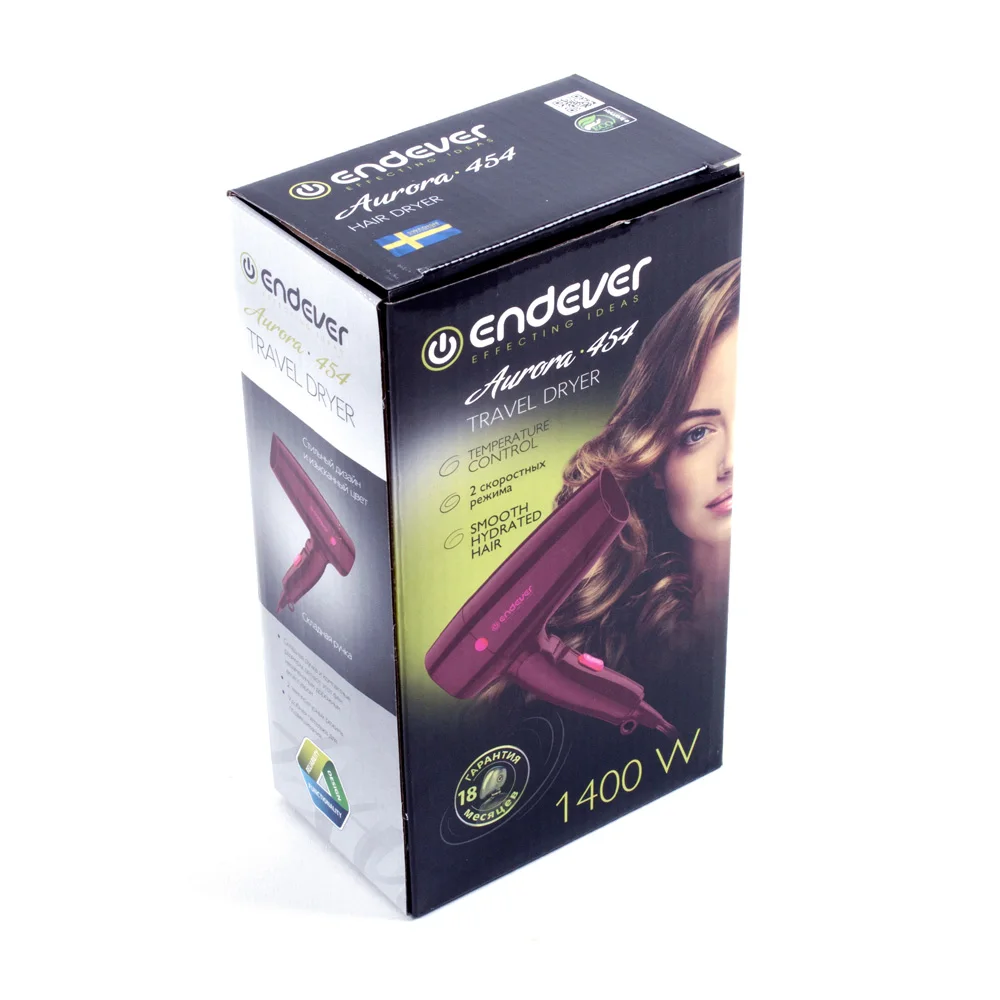 Hairdryer Endever Aurora 454 | Бытовая техника