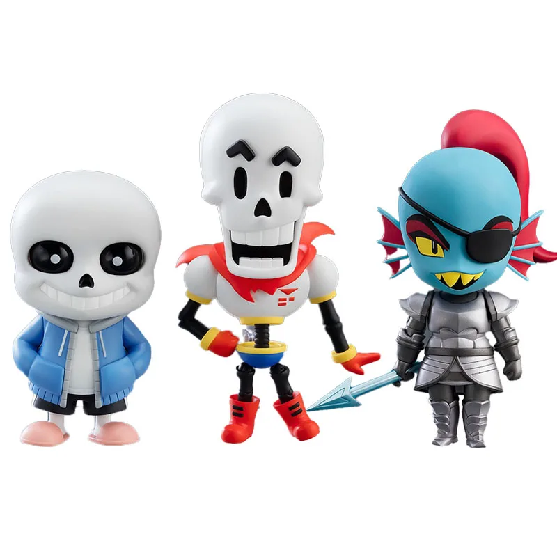 Оригинальная фигурка героя аниме «Хорошая Улыбка» ГСК Undertale NENDOROID 1826 Sans 1827 Papyrus Undyne 1898, игрушечная кукла