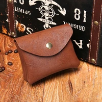 2022 women pu leather coin purse business wallet bag card holder female wallets vintage solid mens wallet coin pouch purse new