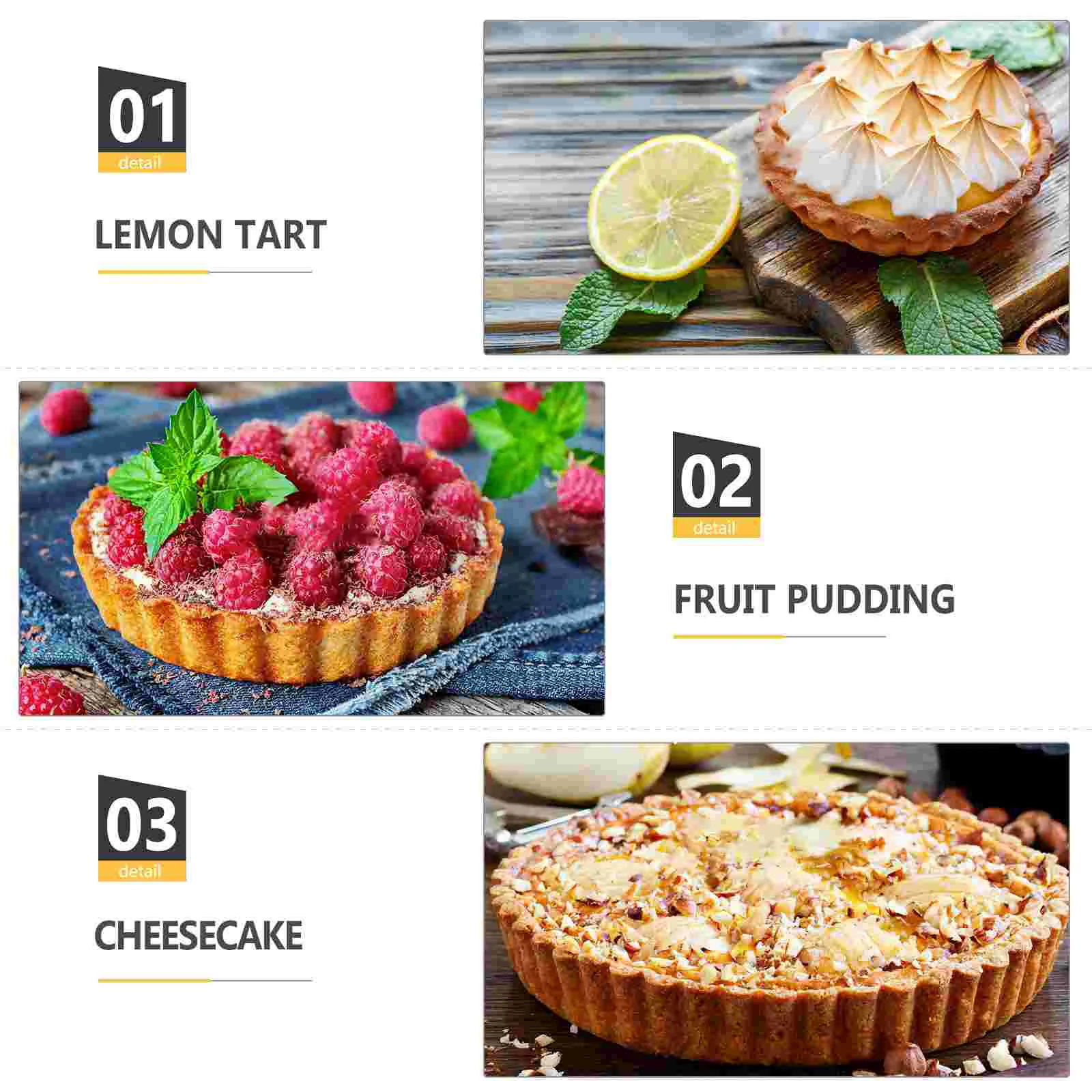 8 шт. украшения для торта противень яичного пирога маленькие формы выпечки пирог