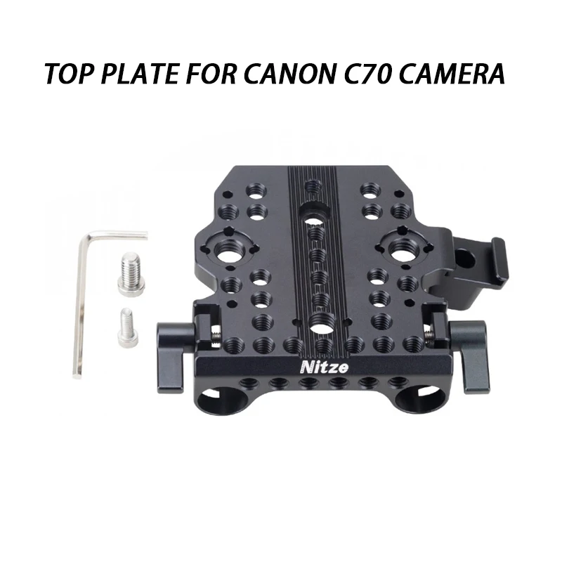 

Nitze Top Plate for Canon C70 CAMERA Aluminum Alloy Hot selling new product free shipping Support for wholesale fast delivery