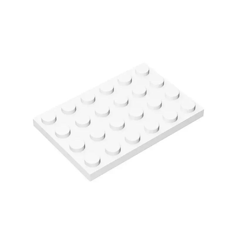 Фото MOC, 10 шт., классическая пластина 3032, шиновая доска, световая панель, сменные кирпичи 4x6, строительные блоки, игрушки для взрослых и мальчиков, праздничные подарки №2