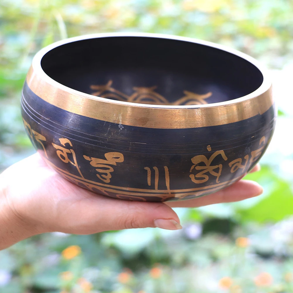 

Nepal Tibetan Buddha Sound Bowl Yoga Meditation Chanting Bowl Brass Chime Handicraft Music Therapy Handmade Tibet Singing Bowl