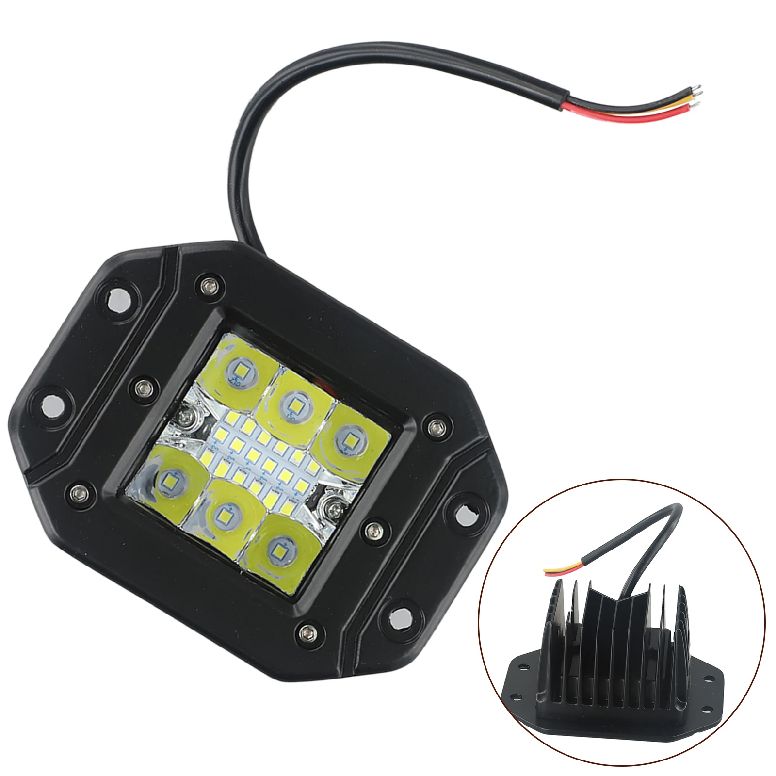 1 шт. 11 9X11 9X19 5 см дюймов светодиодный рабочий светильник заподлицо для бездорожья
